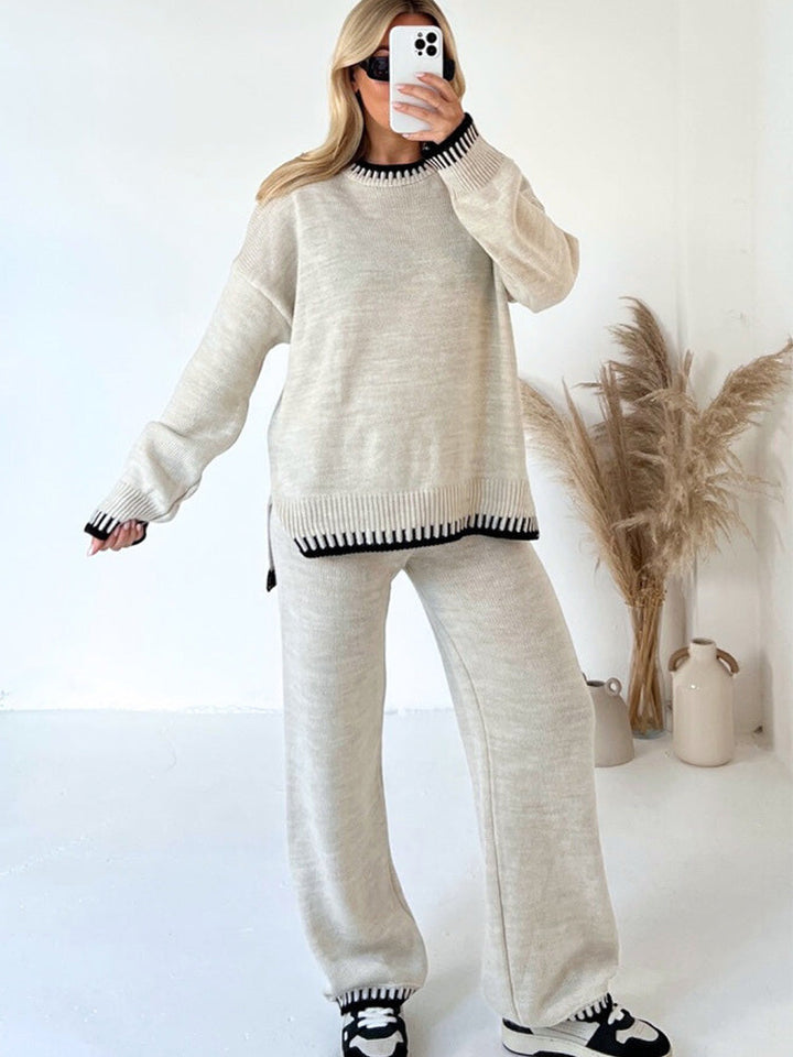 LILY | COZY CONTRAST KNIT CO-ORD