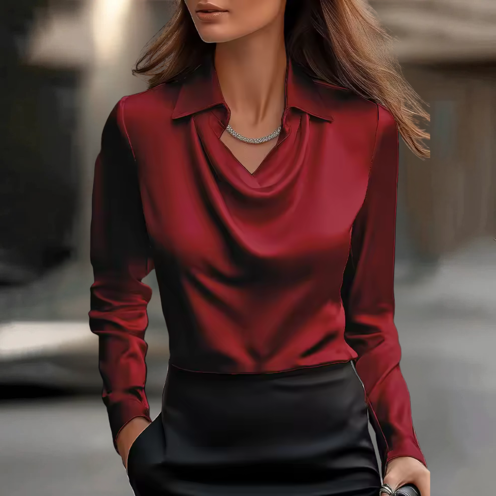 ROSANNA | ELEGANT SATIN BLOUSE