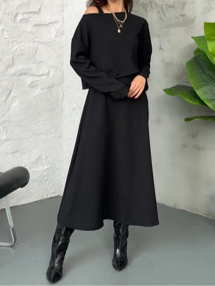 BETHANY | TWO-PIECE SET SWEATER AND DRESS