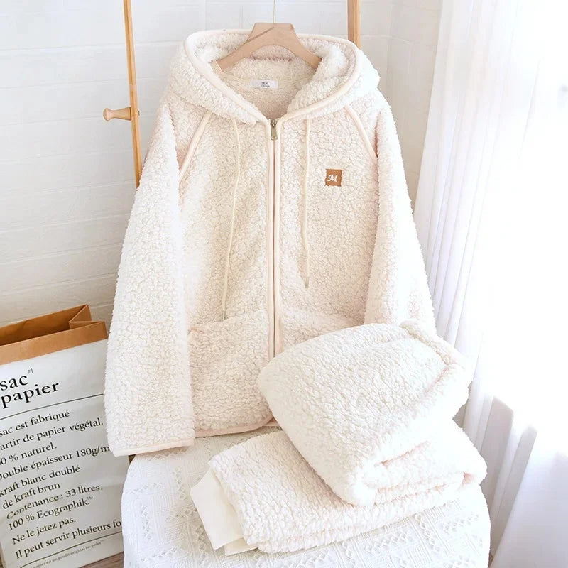 COZYHOOD | WINTER SHERPA HOODIE SET