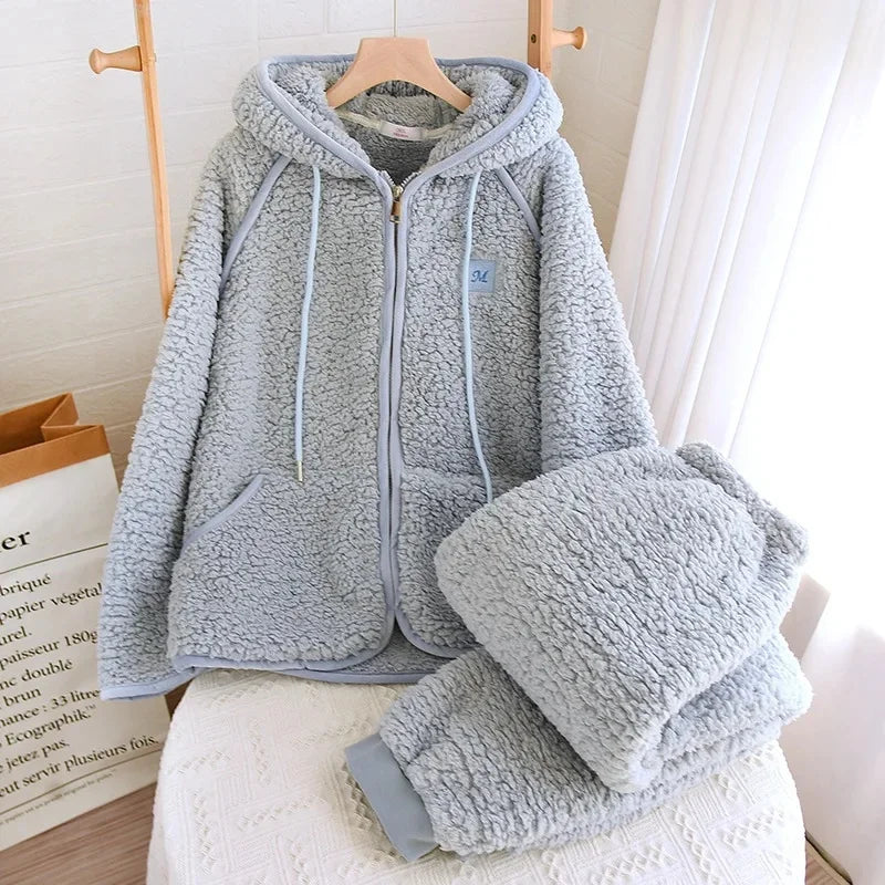 COZYHOOD | WINTER SHERPA HOODIE SET
