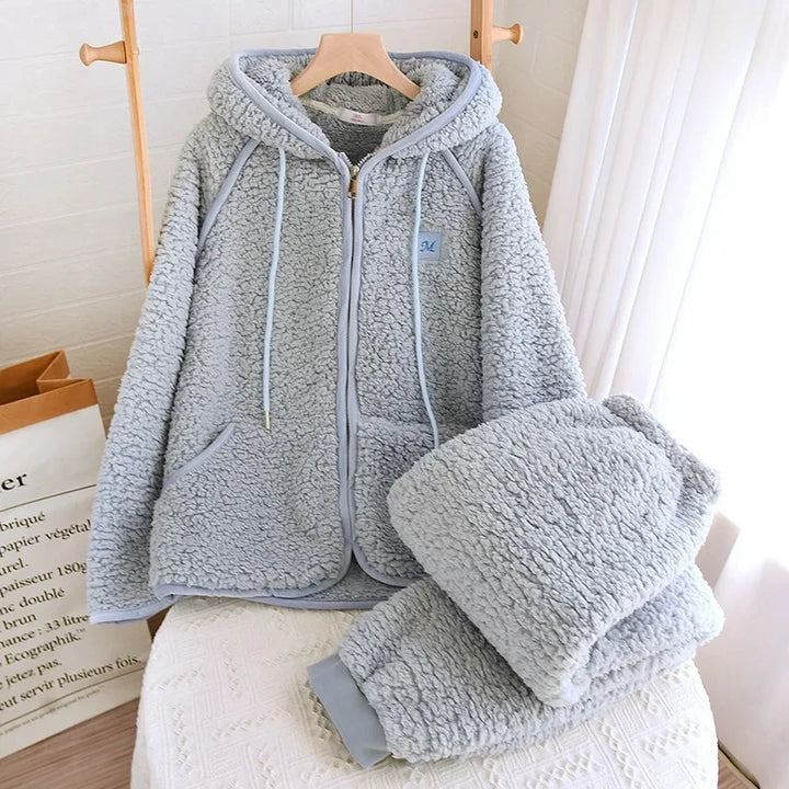COZYHOOD | WINTER SHERPA HOODIE SET