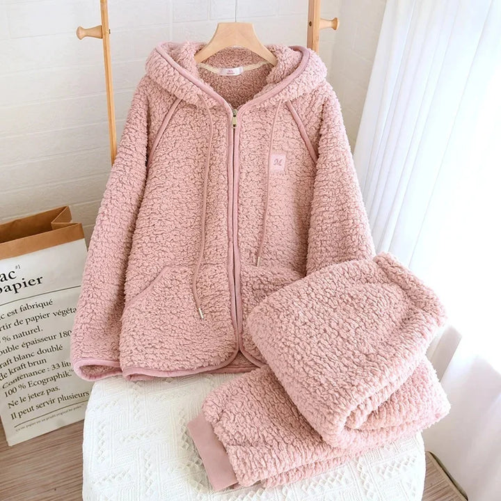 COZYHOOD | WINTER SHERPA HOODIE SET