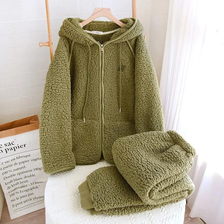 COZYHOOD | WINTER SHERPA HOODIE SET