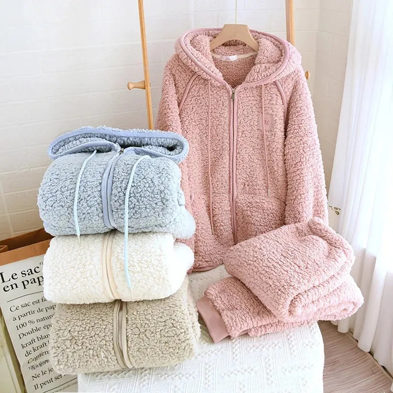 COZYHOOD | WINTER SHERPA HOODIE SET