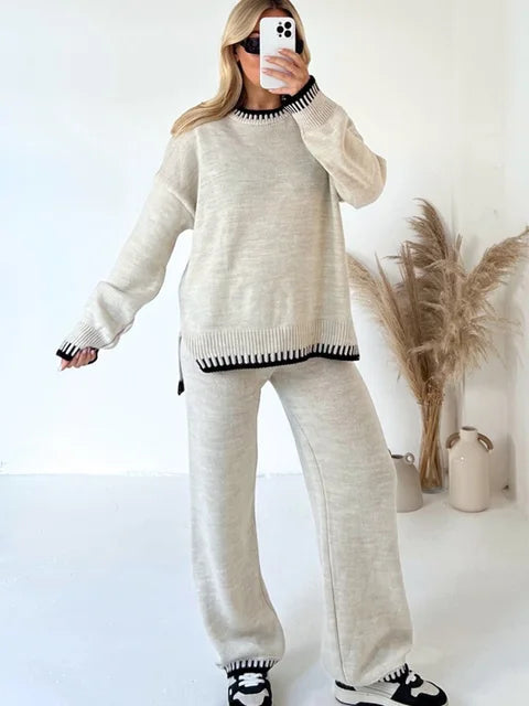 LILY | COZY CONTRAST KNIT CO-ORD
